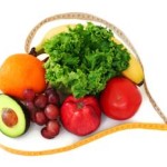 Fruits and veggies in heart tape