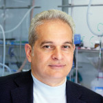 Daniele Piomelli in his lab in Italy.