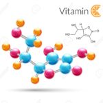 31211064-la-vitamina-c-3d-molecola-scienza-chimica-struttura-atomica-manifesto-illustrazione-archivio-fotografico