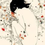 ragazza-raggomitolata-tra-i-fiori-e1481105800967