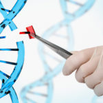 Genetic engineering and gene manipulation concept