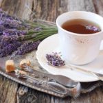 Summer drink: Аromatic lavender tea and fresh lavender