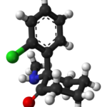 238px-S-ketamine-from-HCl-xtal-3D-balls